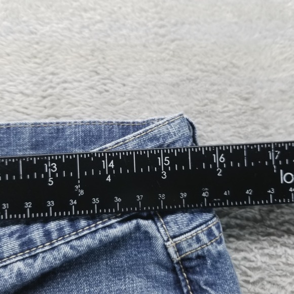 Diesel Jeans Mens 31x30 Blue Straight Button Fly Low Rise Stretch - Picture 7 of 11